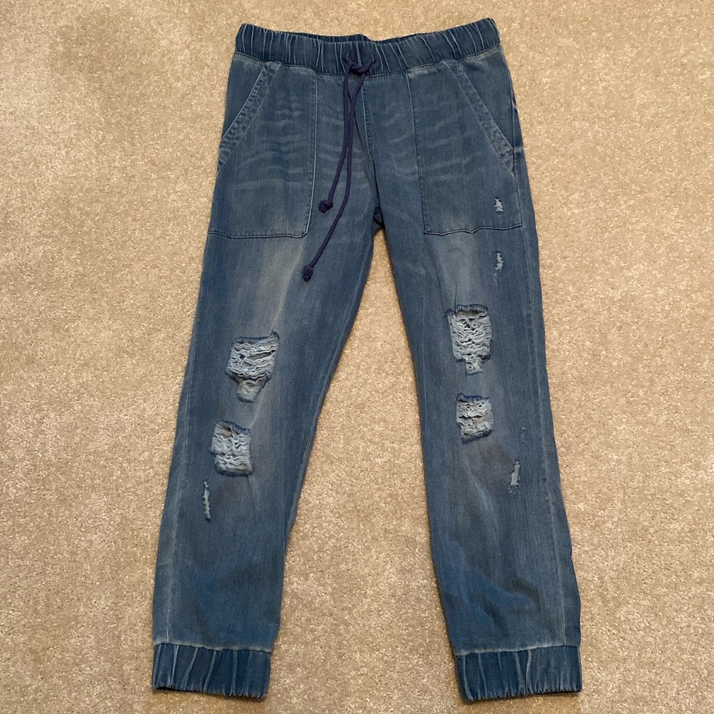 Cloth & Stone distressed joggers
